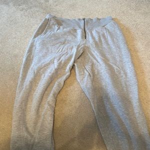 Zip waist sweatpants